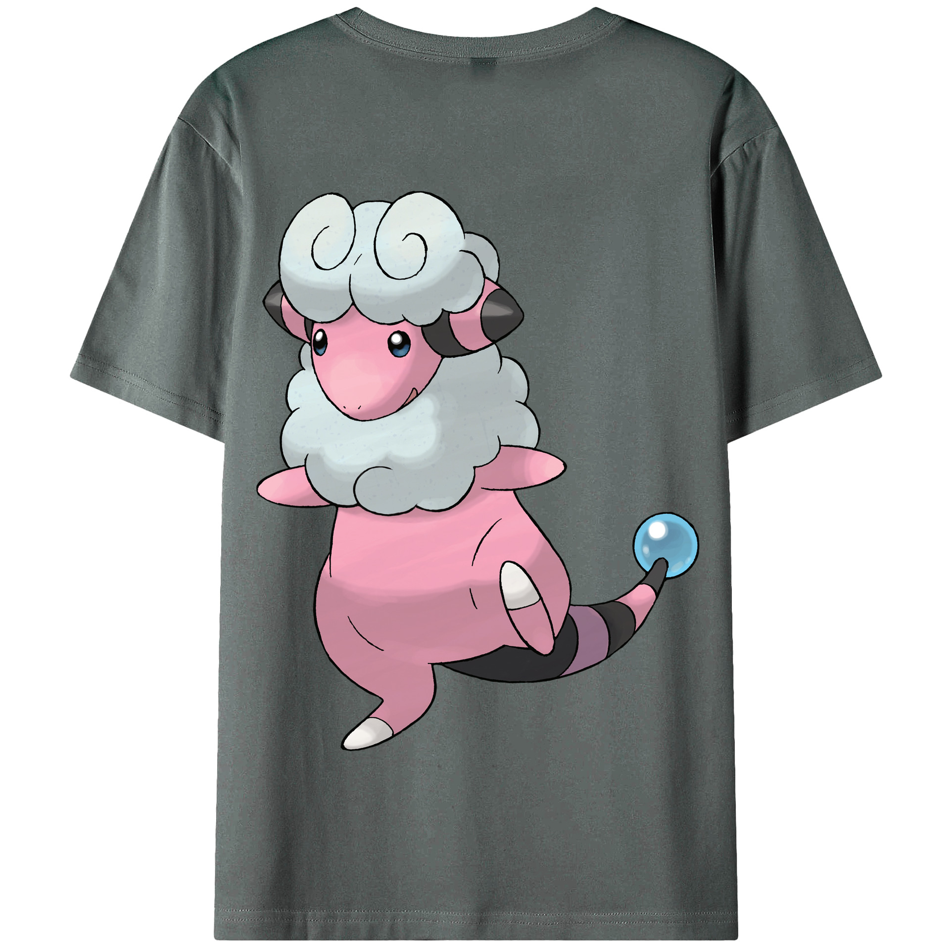 （画像用） ポケットモンスター Pokémon 綿100％半袖Tシャツ（背面プリント）